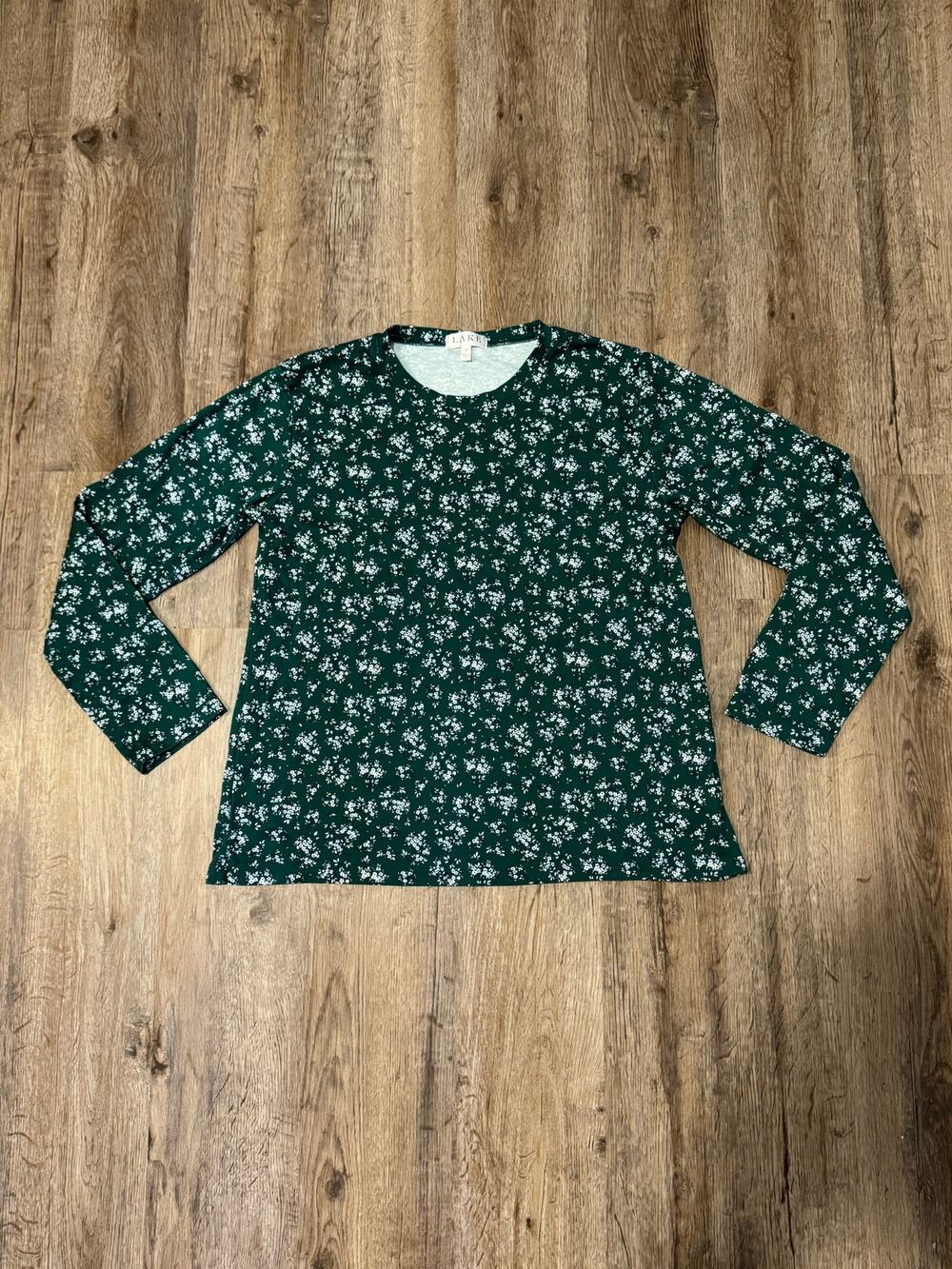 LAKE Women’s Pajama Long Sleeve Top Size Medium